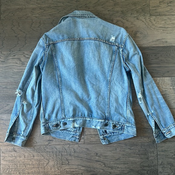 Able-The Merly Jacket-Original Wash- distressed denim jacket - Picture 4 of 7